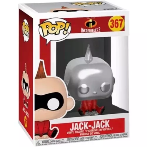 Funko Pop! Jack-Jack #367 Chrome Disney Pixar Incredibles 2 Box
