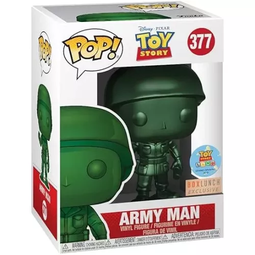 Funko Pop! Army Man #377 Metallic Disney Pixar Toy Story Box