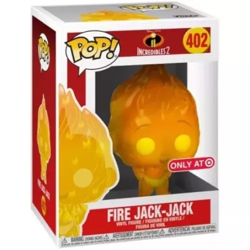 Funko Pop! Fire Jack-Jack #402 Disney Pixar Incredibles 2 Box