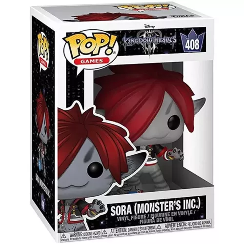 Funko Pop! Sora (Monsters, Inc.) #408 Disney Kingdom Hearts III Box