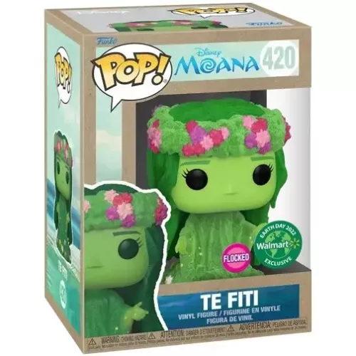 Funko Pop! Te Fiti #420 Flocked Disney Moana Vinyl Figure Box