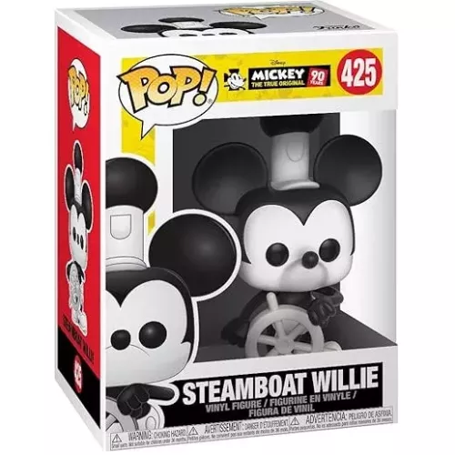 Funko Pop! Steamboat Willie #425 Disney Mickey The True Original 90 Years Box