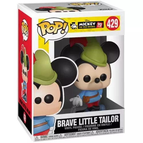 Funko Pop! Brave Little Tailor #429 Disney Mickey The True Original 90 Years Box