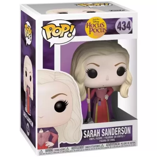Funko Pop! Sarah Sanderson #434 with Mop From the Movie Disney Hocus Pocus Box