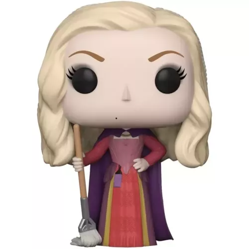 Funko Pop! Sarah Sanderson #434 with Mop From the Movie Disney Hocus Pocus
