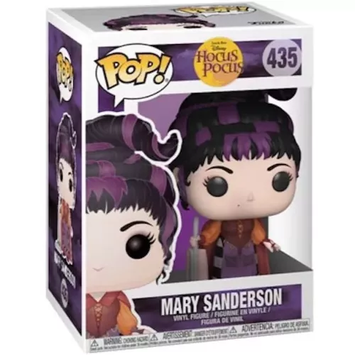 Funko Pop! Mary Sanderson #435 with Vacuum From the Movie Disney Hocus Pocus Box