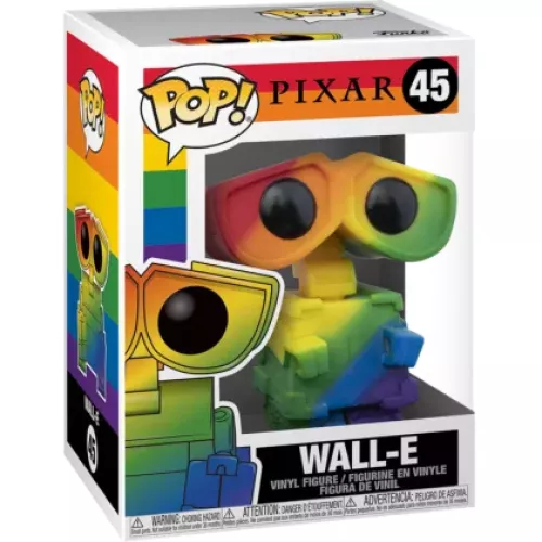 Funko Pop! WALL-E #45 Pride Pixar Disney Vinyl Figure Box