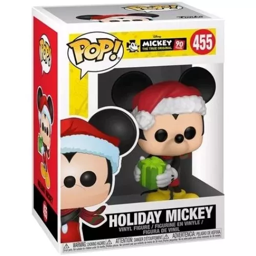 Funko Pop! Holiday Mickey #455 Disney Mickey The True Original 90 Years Box