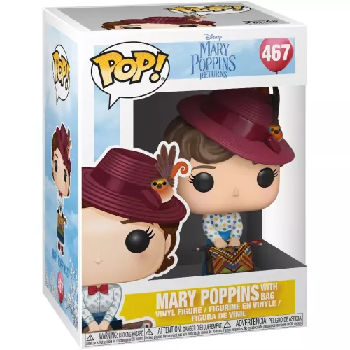 Funko Pop! Mary Poppins with Bag #467 Dsney Mary Poppins Returns Box
