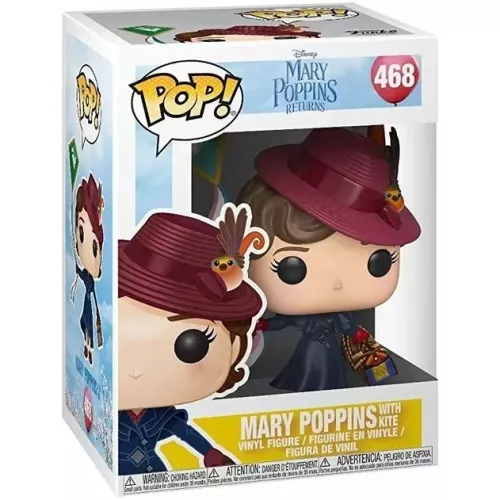 Funko Pop! Mary Poppins with Kite #468 Dsney Mary Poppins Returns Box