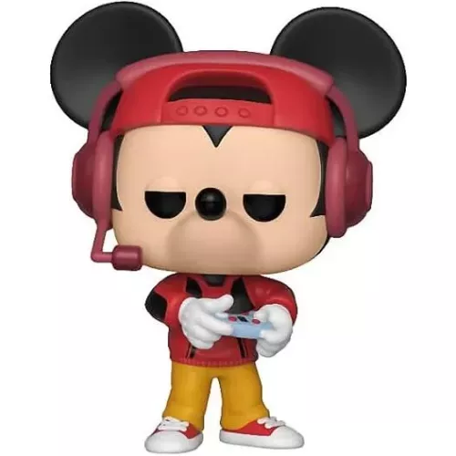 Funko Pop! Gamer Mickey #471 Red Headset Disney Mickey The True Original 90 Years