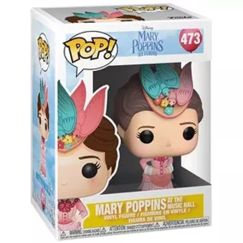 Funko Pop! Mary Poppins at the Music Hall #473 Pink Dress Box