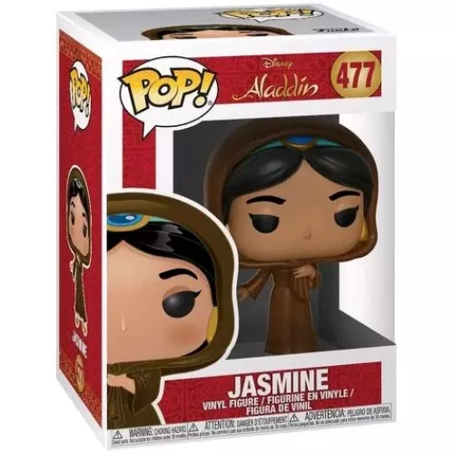 Funko Pop! Jasmine #477 Disguise Disney Aladdin Vinyl Figure Box