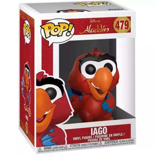 Funko Pop! Iago #479 Disney Aladdin Vinyl Figure Box