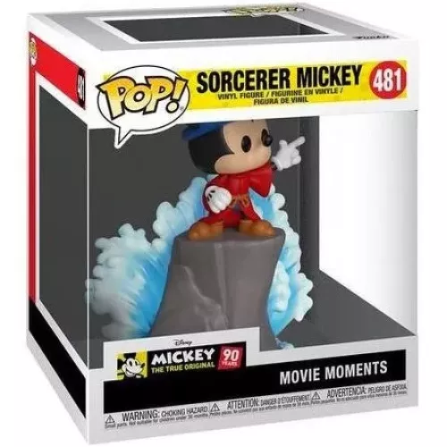 Funko Pop! Sorcerer Mickey #481 Disney Mickey The True Original 90 Years Box