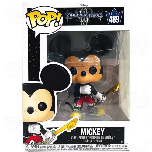 Funko Pop! Mickey #489 with Key Disney Kingdom Hearts III Box