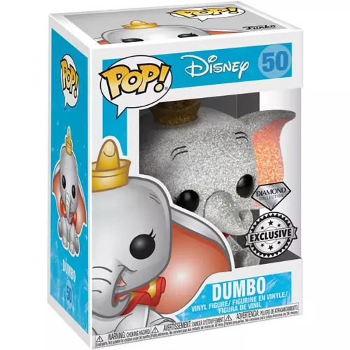 Funko Pop! Dumbo #50 Diamond Collection Disney Vinyl Figure Box
