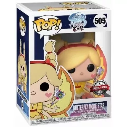 Funko Pop! Butterfly Mode Star #505 Disney Star vs the Forces of Evil Box