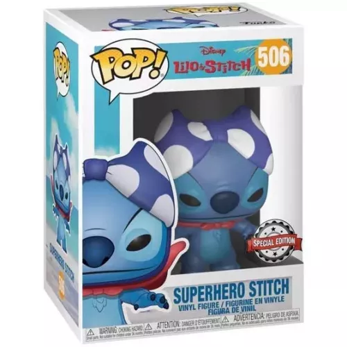 Funko Pop! Superhero Stitch #506 Disney Lilo & Stitch Box