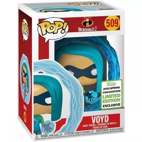 Funko Pop! Voyd #509 Disney Pixar Incredibles 2 Vinyl Figure Box