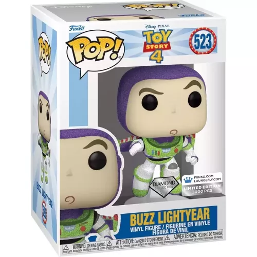Funko Pop! Buzz Lightyear #523 Diamond Collection Disney Pixar Toy Story 4 Box