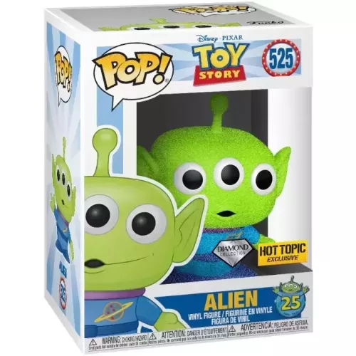 Funko Pop! Alien #525 Diamond Collection Disney Pixar Toy Story 25 1995 - 2020 Box