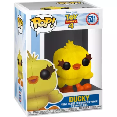 Funko Pop! Ducky #531 Flocked Disney Pixar Toy Story 4 Box