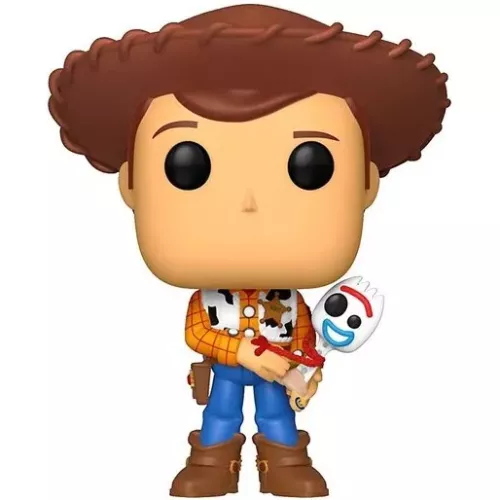 Funko Pop! Sheriff Woody Holding Forky #535 Disney Pixar Toy Story 4