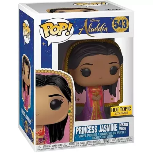 Funko Pop! Princess Jasmine Desert Moon #543 Disney Aladdin Box