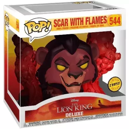 Funko Pop! Scar with Flames #544 Red Chase Disney The Lion King Box