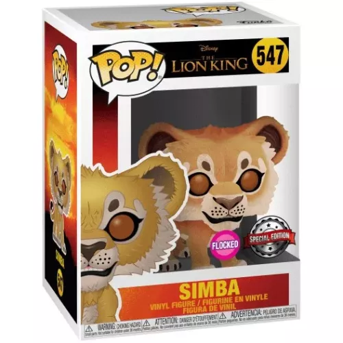 Funko Pop! Simba #547 Flocked Disney The Lion King Box