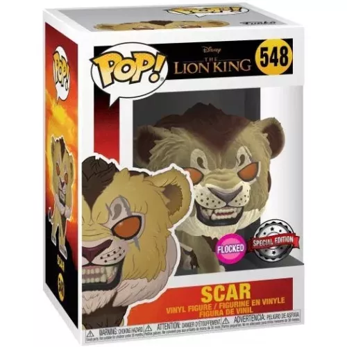 Funko Pop! Scar #548 Flocked Disney The Lion King Vinyl Figure Box