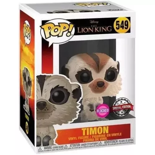 Funko Pop! Timon #549 Flocked Disney The Lion King Box