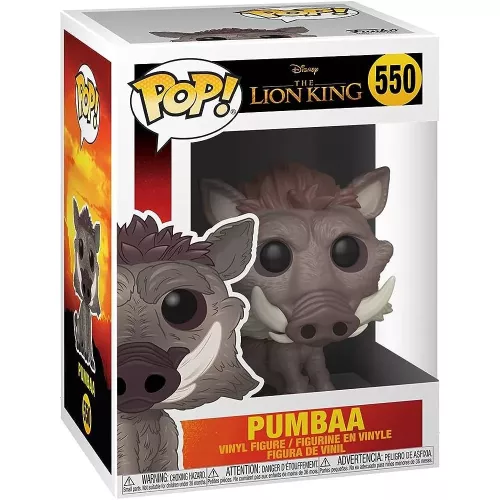 Funko Pop! Pumbaa #550 Disney The Lion King Vinyl Figure Box