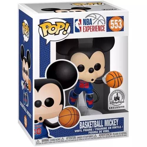 Funko Pop! Basketball Mickey #553 NBA Experience Disney Box