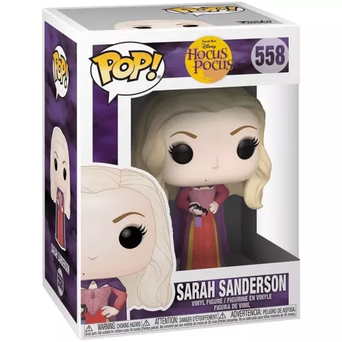 Funko Pop! Sarah Sanderson #558 with Spider From the Movie Disney Hocus Pocus Box