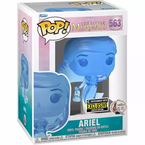 Funko Pop! Ariel #563 Translucent Disney The Little Mermaid Box