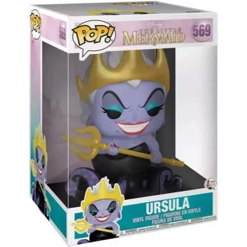 Funko Pop! Ursula #569 10 Inch Glows in the Dark Disney The Little Mermaid Box