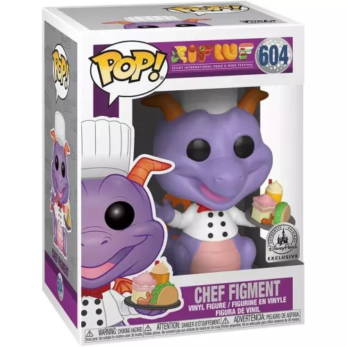 Funko Pop! Chef Figment #604 Epcot International Food & Wine Festival Box