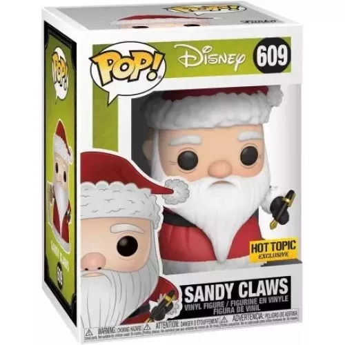 Funko Pop! Sandy Claws #609 with List Disney Vinyl Figure Box