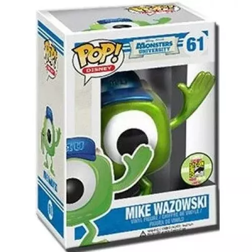 Funko Pop! Mike Wazowski #61 Metallic Disney Pixar Monsters University Box