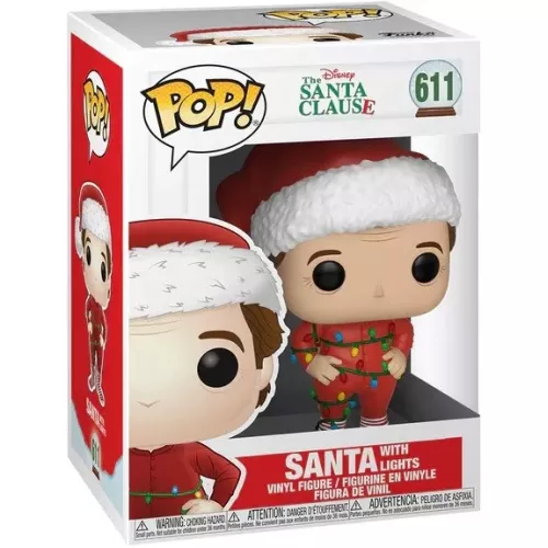 Funko Pop! Santa with Lights #611 Disney The Santa Clause Box