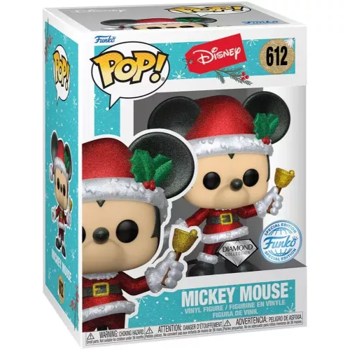 Funko Pop! Mickey Mouse #612 Holiday Diamond Collection Box