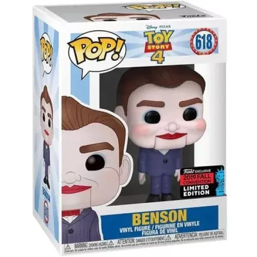 Funko Pop! Benson #618 Disney Pixar Toy Story 4 Vinyl Figure Box