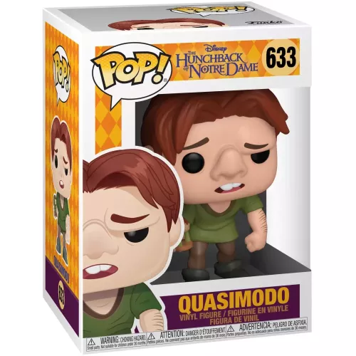 Funko Pop! Quasimodo #633 with Figurine Disney The Hunchback of Notre Dame Box