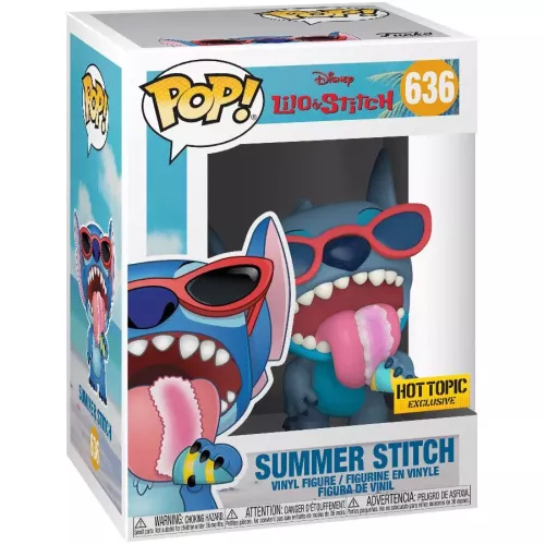 Funko Pop! Summer Stitch #636 Scented Disney Lilo & Stitch Box