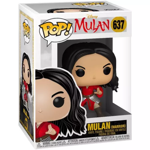 Funko Pop! Mulan (Warrior) #637 Disney Mulan Vinyl Figure Box