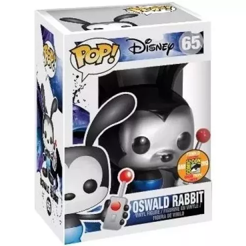 Funko Pop! Oswald Rabbit #65 Metallic Disney Vinyl Figure Box