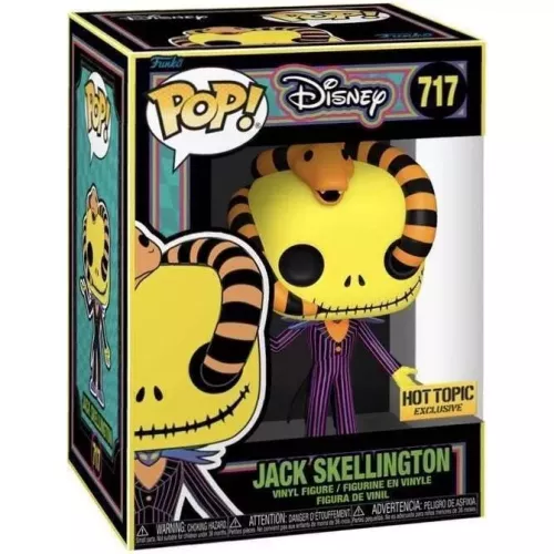 Funko Pop! Jack Skellington #717 Snake Face Blacklight Box