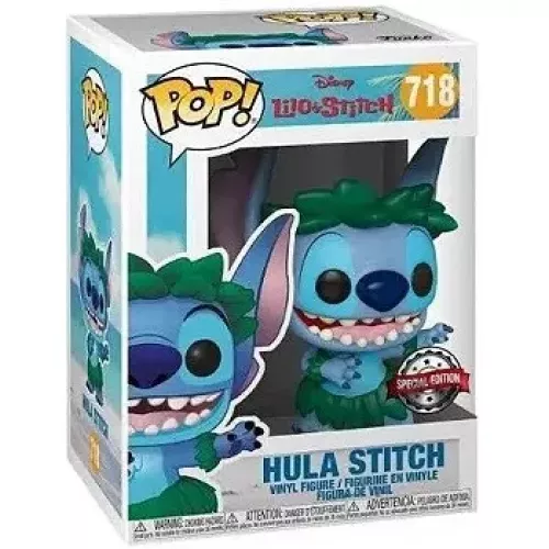 Funko Pop! Hula Stitch #718 Disney Lilo & Stitch Vinyl Figure Box
